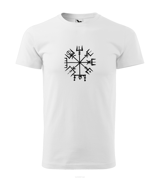 Koszulka męska z symbolem nordyckim - Vegvisir