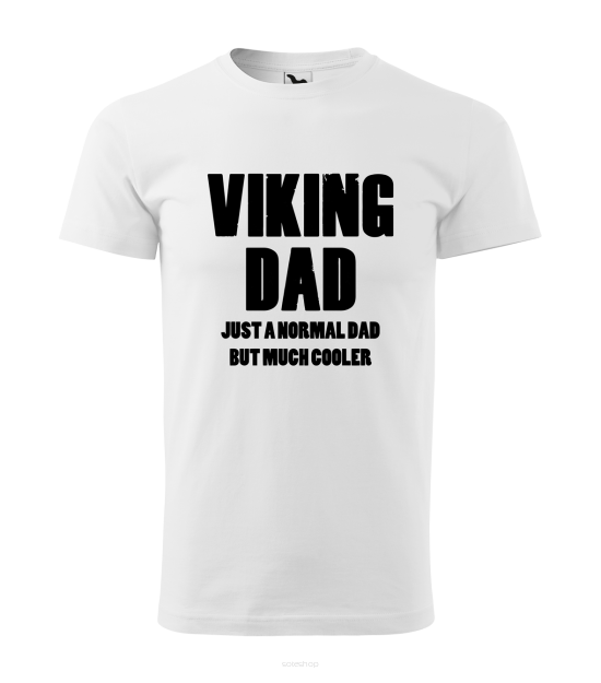 Koszulka męska z napisem Viking Dad